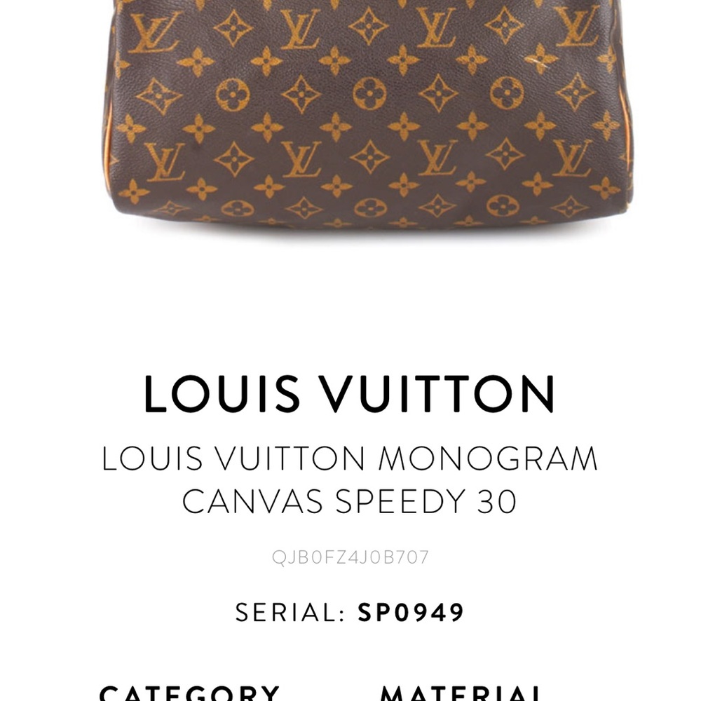 Louis Vuitton Monogram Speedy 30 - Picture 5 of 11